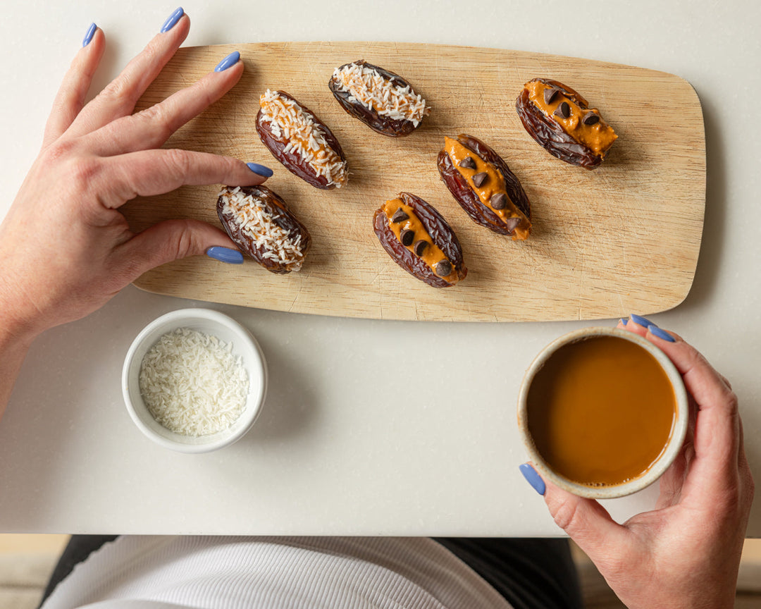 Peanut Butter Stuffed Dates