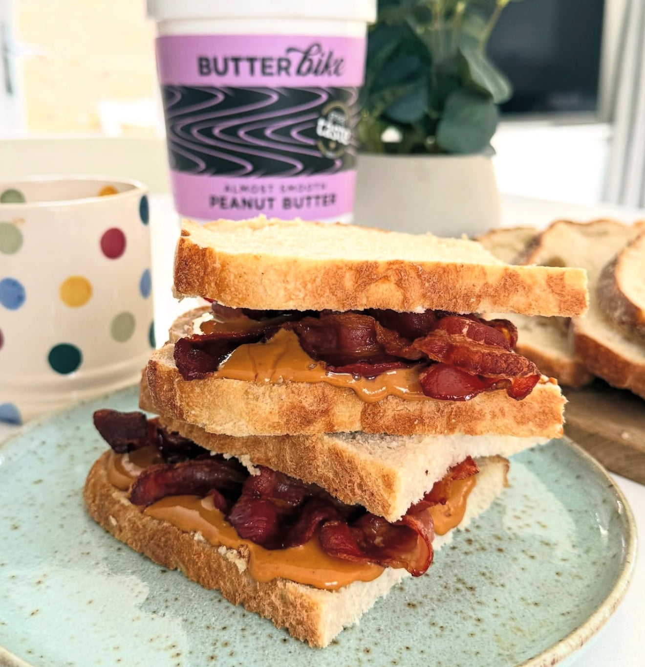 The Ultimate Peanut Butter Bacon Sarnie!