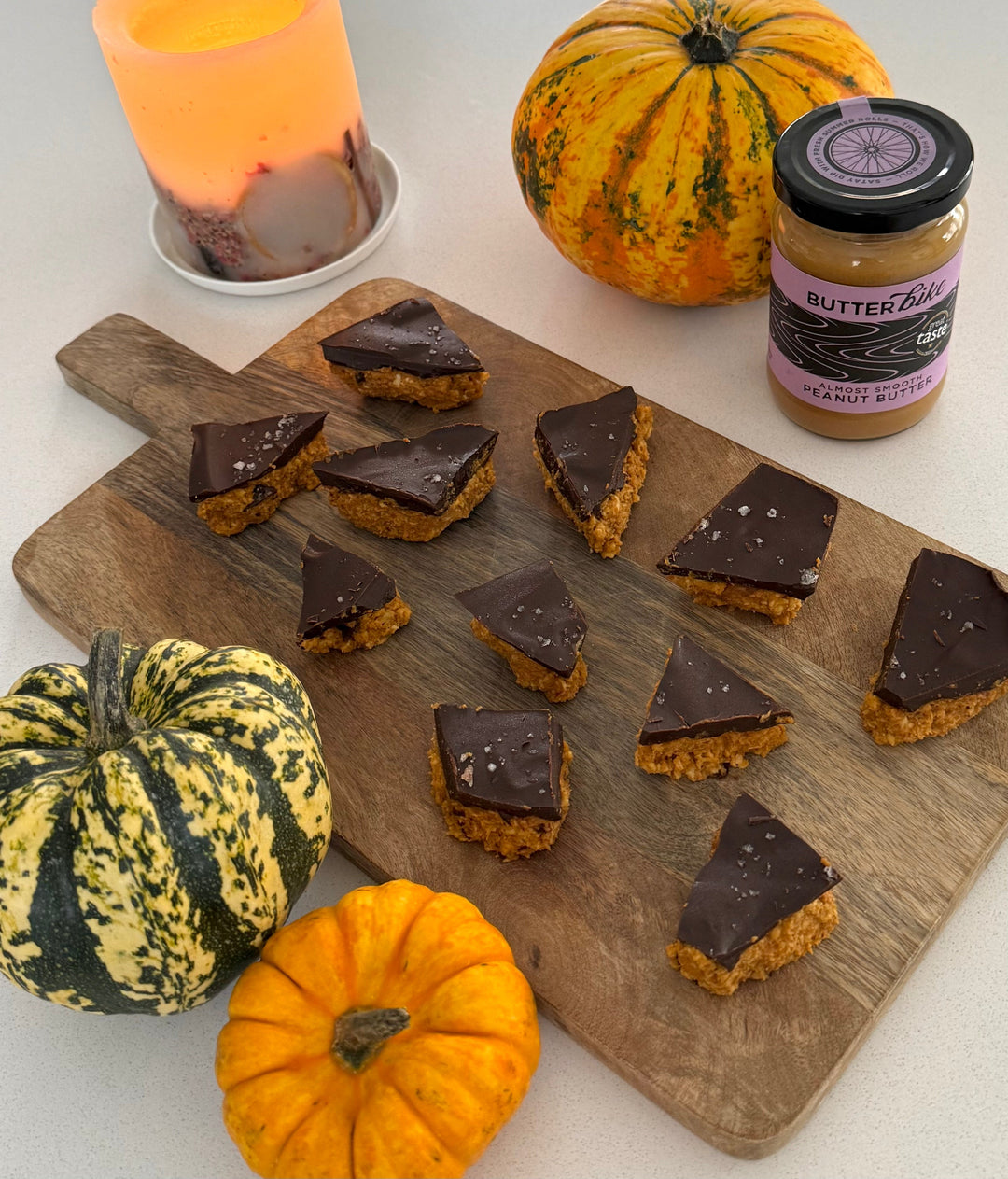 Pumpkin Spice Peanut Butter Bars