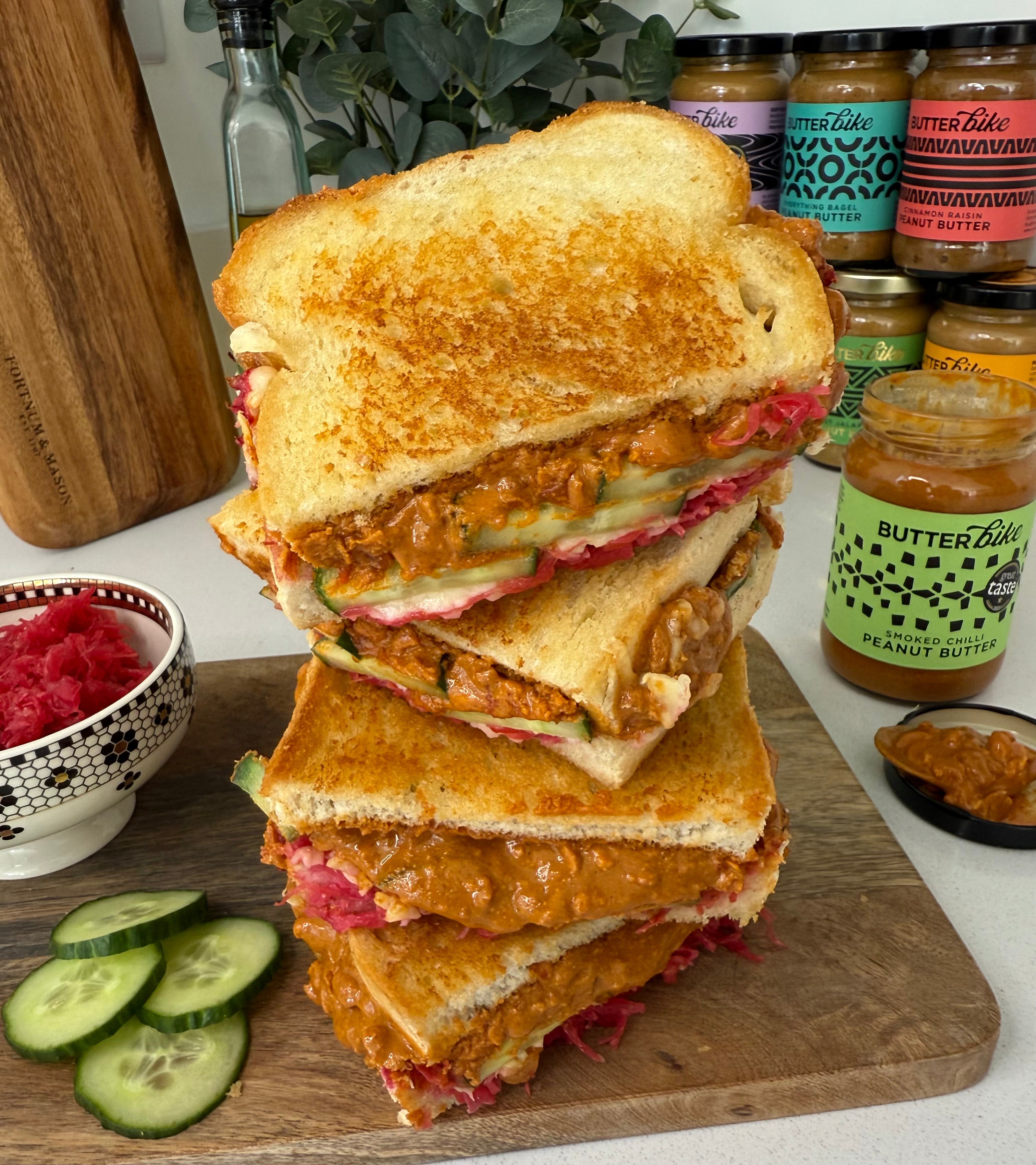 Smoked Chilli Peanut Butter Sando