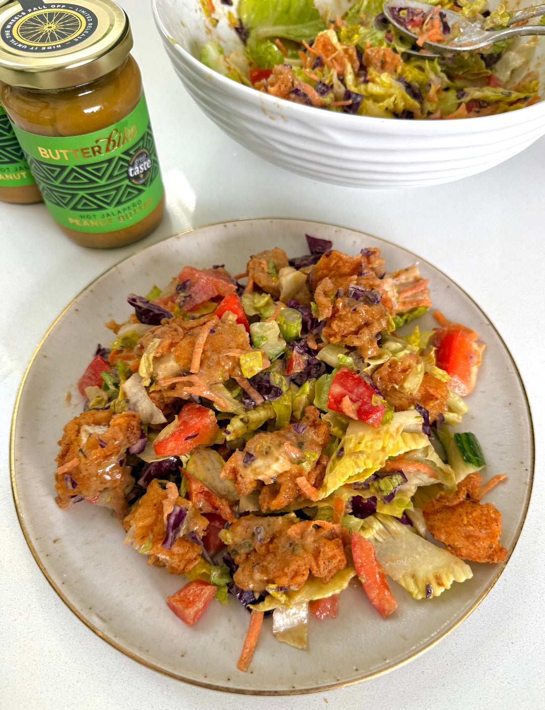 Hot Jalapeño Southern Fried Chicken Chopped Salad