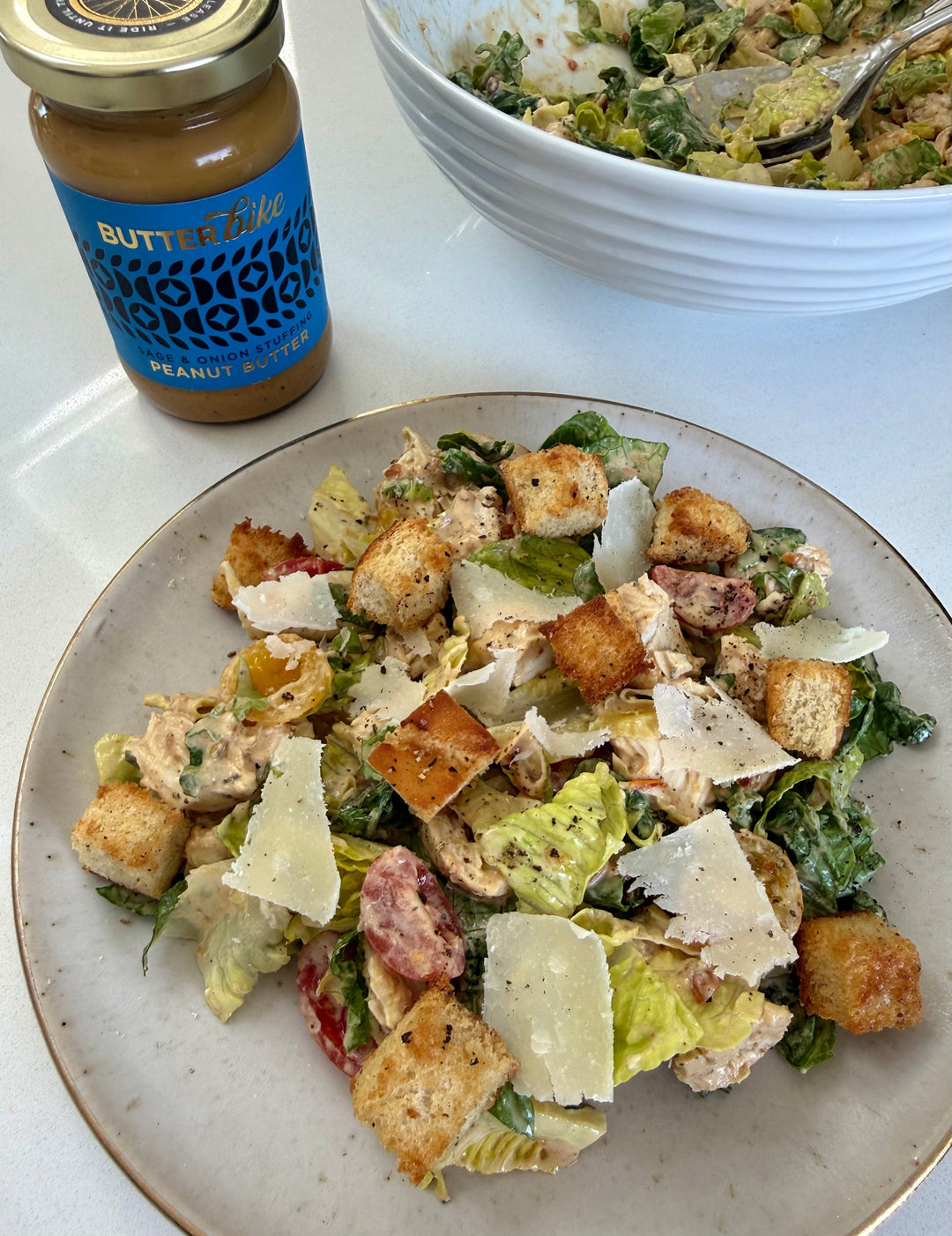 Chicken Ceasar Satay Chopped Salad
