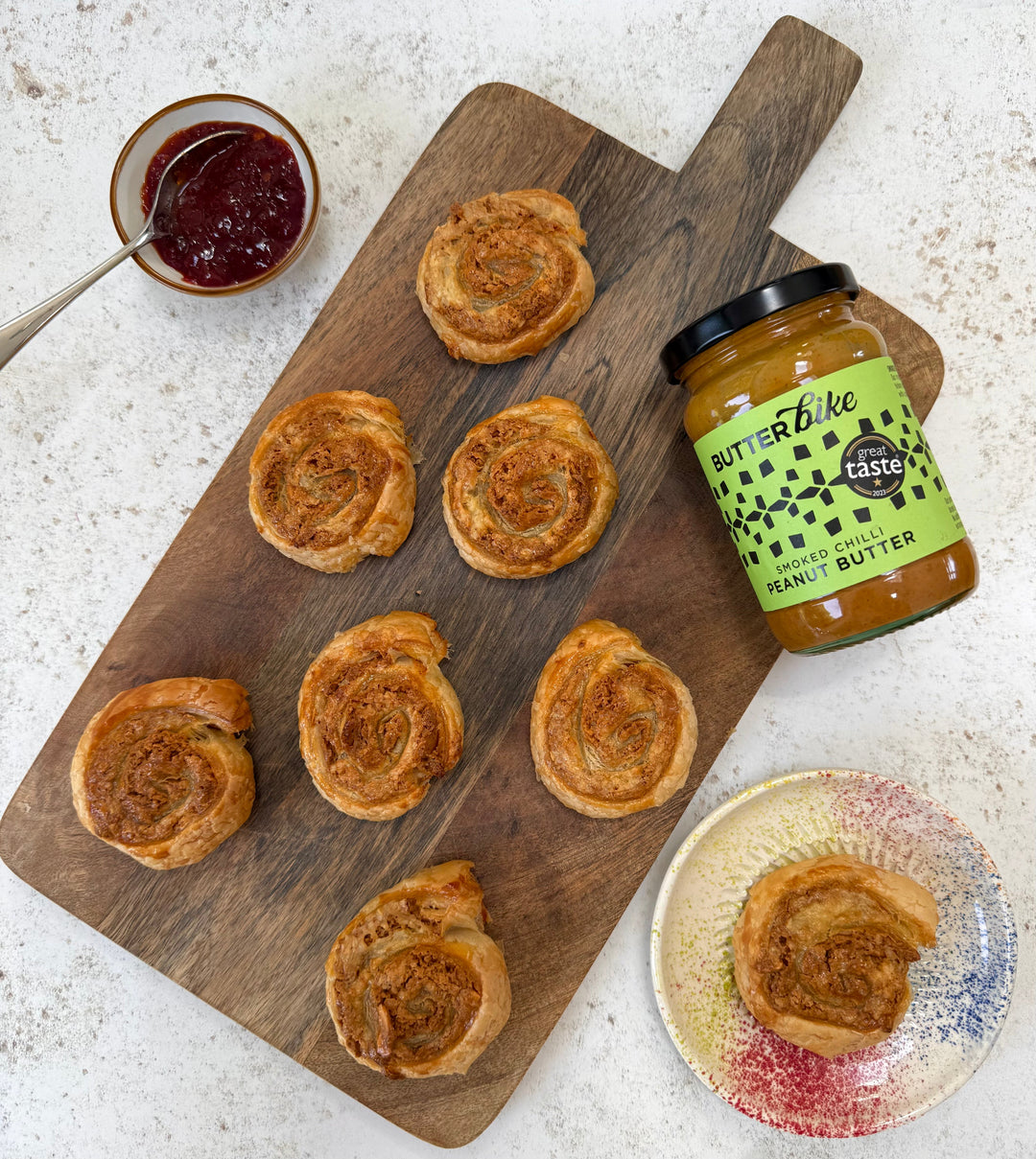 Smoked Chilli Cheese Pinwheels