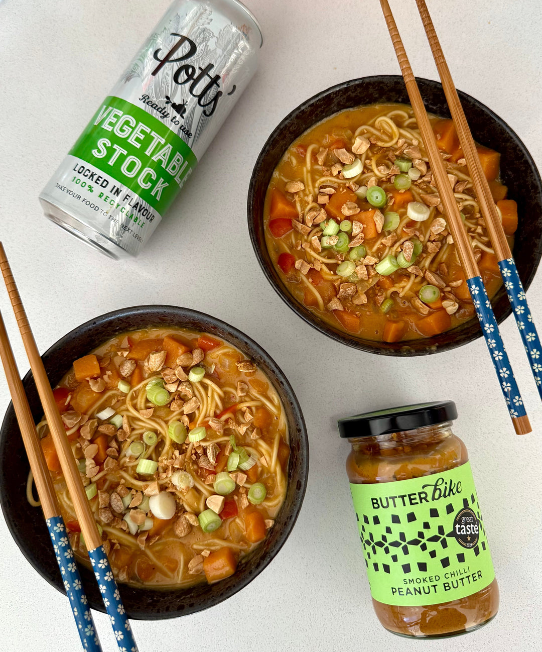 Smoked Chilli Sweet Potato Noodle Soup