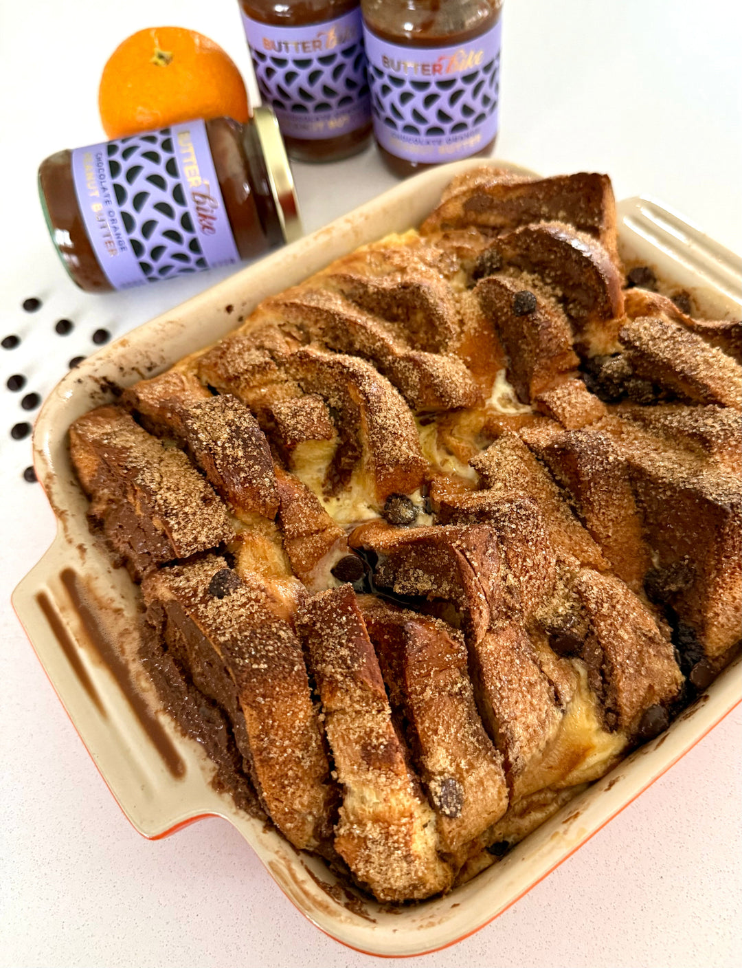 Chocolate Orange Bread & Butter Pudding