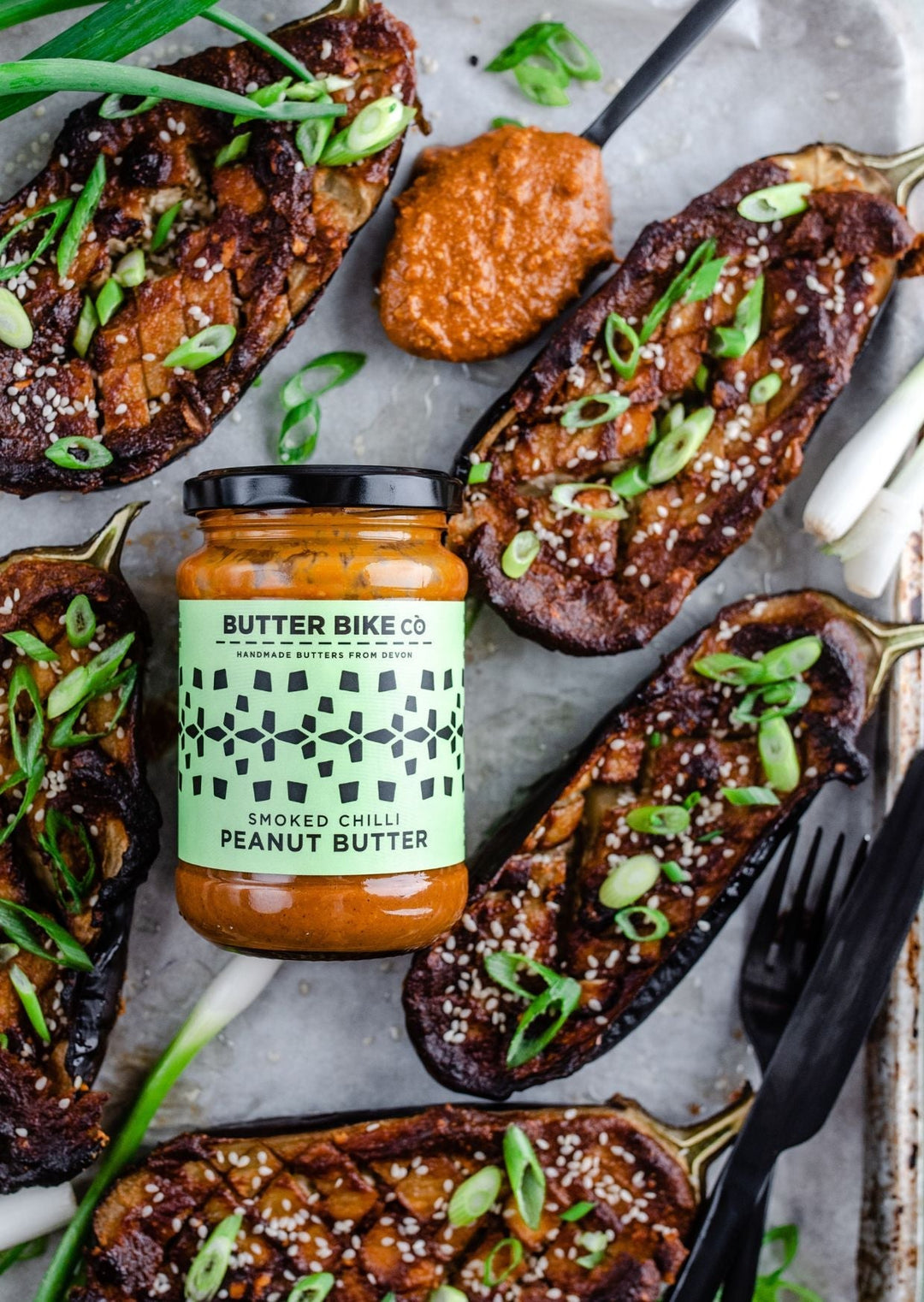 Smokey Peanut Miso Aubergines