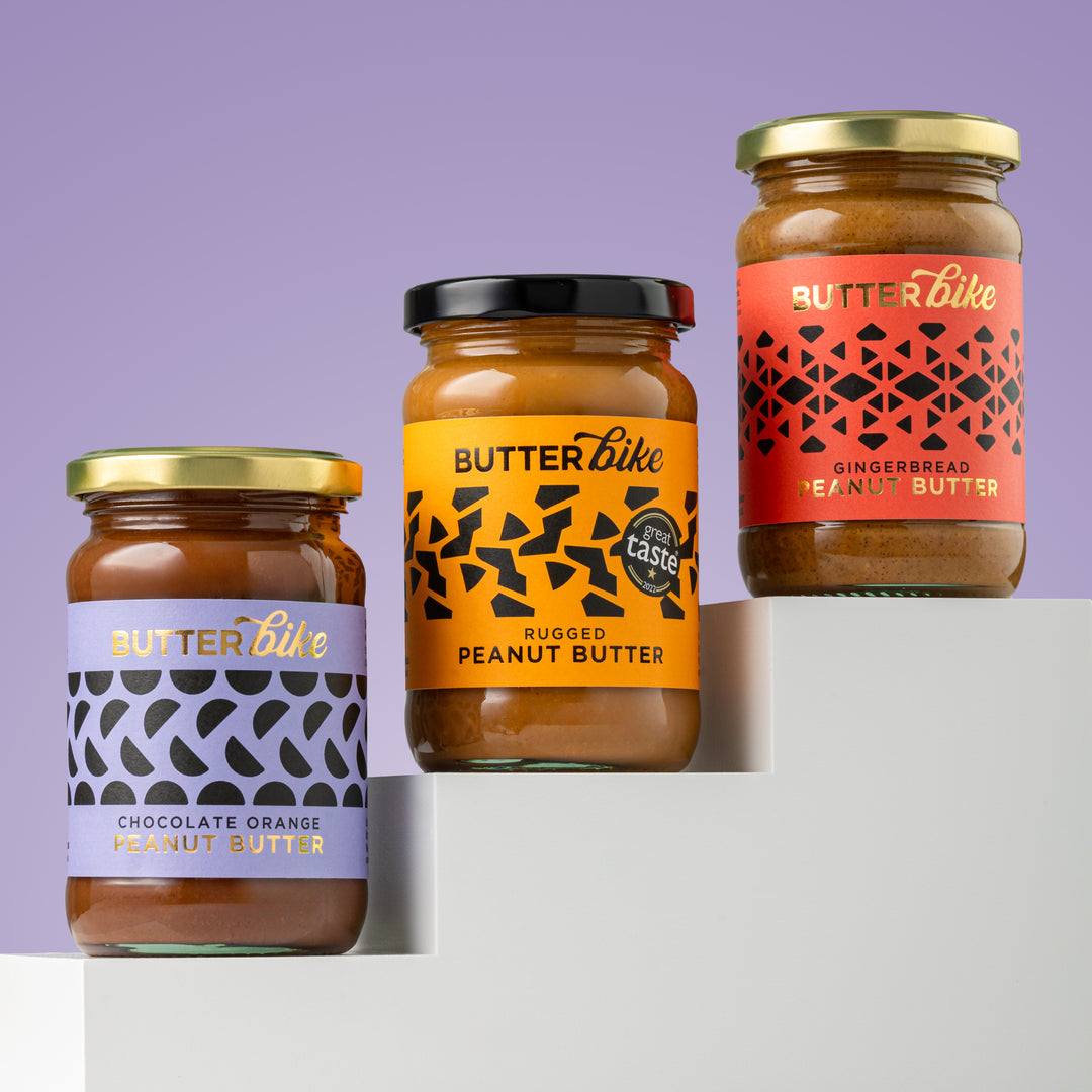 Festive Peanut Butter Gift Trio