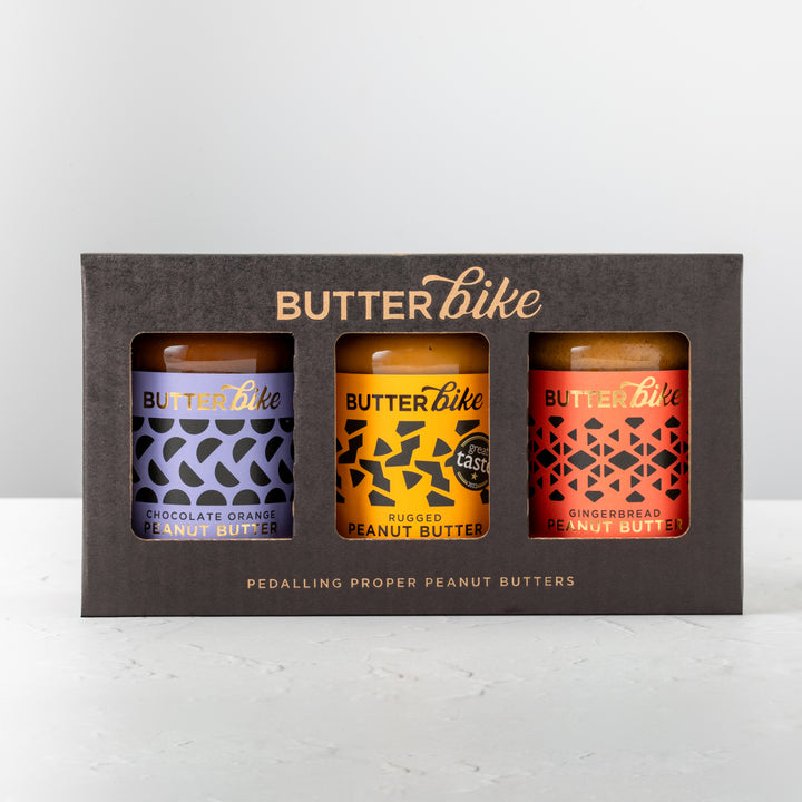 Festive Peanut Butter Gift Trio