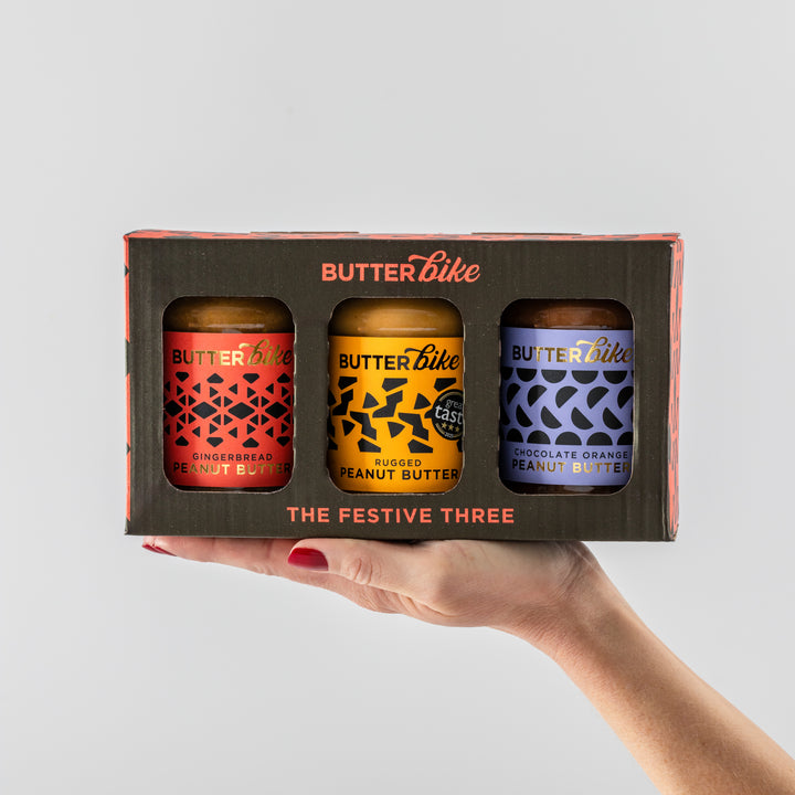 Festive Peanut Butter Gift Trio