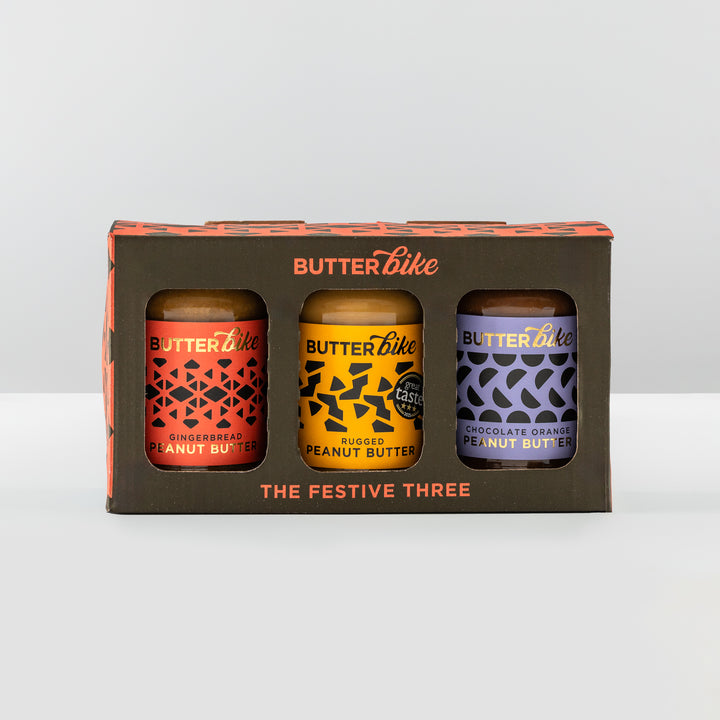 Festive Peanut Butter Gift Trio